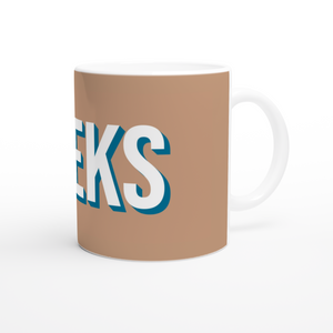 Deeks Mug - White 11oz Ceramic - Cumbrian Slang Mug