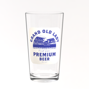 Inspired By Everton Pint Glass - Goodison Park Beer - Everton Conical Pint Glass - Grand Old Lady Tribute - Fairwell Goodison Beer