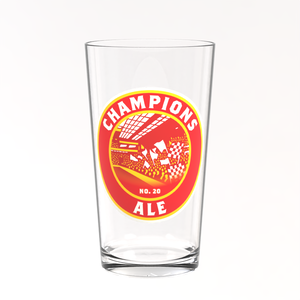 Inspired By Liverpool Pint Glass - Champions Ale- Liverpool Conical Pint Glass - Premier League Champions 24/25 - Liverpool FC