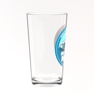 Inspired By Oasis Pint Glass - Be Here Now Conical Pint Glass - Oasis Live - Liam Noel Gallagher- Print By Rob