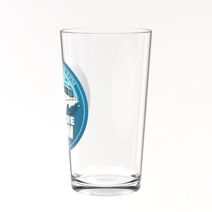 Inspired By Oasis Pint Glass - Be Here Now Conical Pint Glass - Oasis Live - Liam Noel Gallagher- Print By Rob