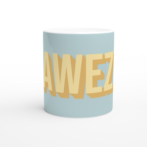 Awez Mug - White 11oz Ceramic Cumbrian Slang Mug