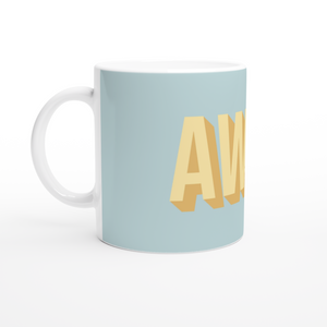 Awez Mug - White 11oz Ceramic Cumbrian Slang Mug