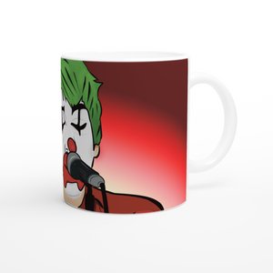 Alex Turner Mug - White 11oz Ceramic Arctic Monkeys Clown Mug