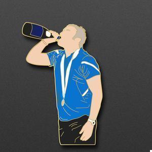 Paul Simpson Badge - Carlisle United Pin Badge