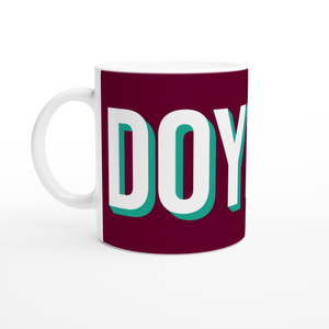 Doylem Mug - White 11oz Ceramic Cumbrian Slang Mug