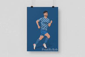 Sean Maguire Print - Carlisle United Wall Art -Football Poster