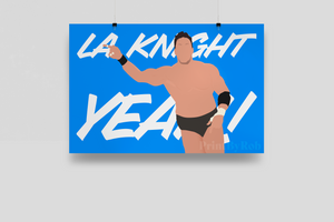 LA Knight Print - WWE Wall Art