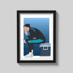 Mike Williamson Poster - Carlisle United Print - Carlisle United Wall Art - Football Print - Print By Rob