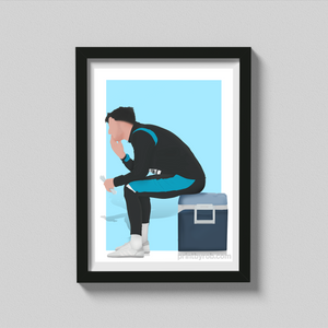 Mike Williamson Poster - Carlisle United Print - Carlisle United Wall Art - Football Print - Print By Rob