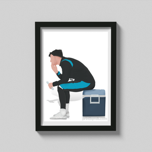 Mike Williamson Poster - Carlisle United Print - Carlisle United Wall Art - Football Print - Print By Rob