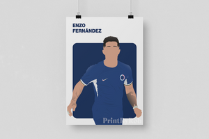 Enzo Fernandez - Chelsea FC Print