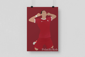 Darwin Nunez - Liverpool FC Print