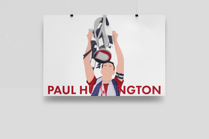 Paul Huntington Wembley Promotion Wall Art - Carlisle United Football Poster Print