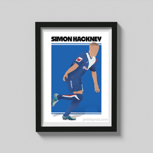 Simon Hackney Wall Art - Carlisle United Poster - Carlisle Utd Print