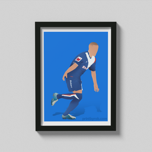 Simon Hackney Wall Art - Carlisle United Poster - Carlisle Utd Print