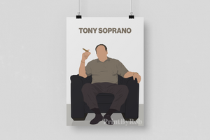 Tony Soprano Print - The Sopranos Wall Art