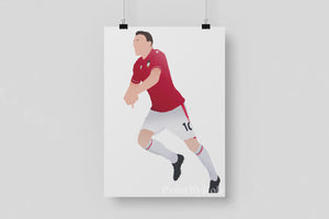 Paul Mullin Wrexham AFC Wall Art - Football Poster Print