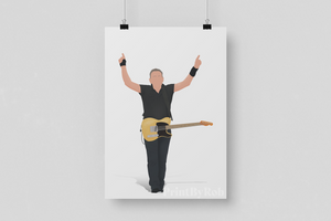 Bruce Springsteen Print - Music Poster