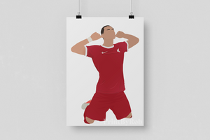 Darwin Nunez - Liverpool FC Print