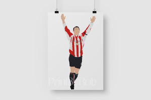 Kevin Phillips Print - Sunderland Poster