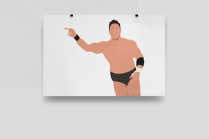 LA Knight Print - WWE Wall Art