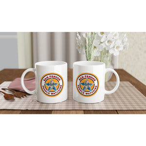 Sam Fender Mug - White 11oz Ceramic Mug - People Watching Mug