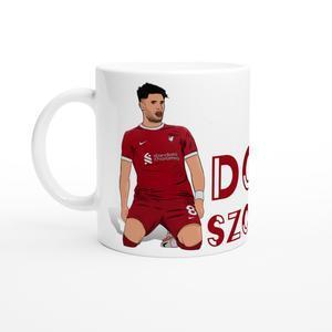 Dominik Szoboszlai Mug - White 11oz Ceramic Liverpool Mug