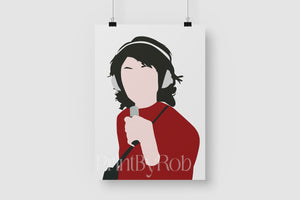 Alex Turner Arctic Monkeys Cornerstone Illustration Poster Print