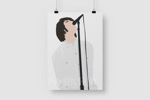 Liam Gallagher Wall Art - Oasis Poster Print