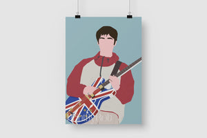 Noel Gallagher Oasis Wall Art - Maine Road Poster Print