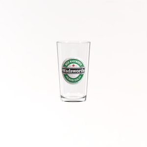 Mick Wadsworth - Conical Pint Glass - Carlisle United Pint Glass