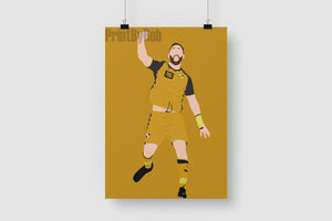 Tom Pope Art - Port Vale Print Print By Rob Gold A3 