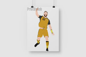 Tom Pope Art - Port Vale Print Print By Rob White A3 