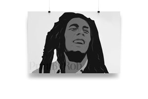 Bob Marley Wall Art Music Poster Print