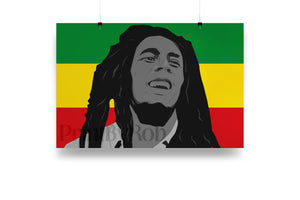 Bob Marley Wall Art Music Poster Print