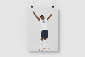 Jude Bellingham Print - England 2022 World Cup Poster