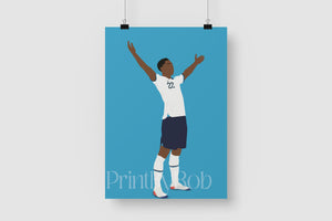 Jude Bellingham Print - England 2022 World Cup Poster