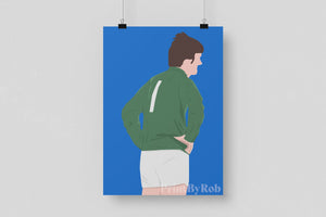 Allan Ross Wall Art - Carlisle United Print - Football Poster