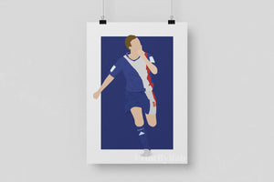 Chris Lumsdon Print - Carlisle United Poster Print By Rob Box A4 